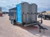 2022 C & M 18Ft Trash Trailer w/2 Porta Potties - 5