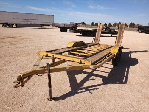Shop Made 18Ft x 73" Backhoe Trailer