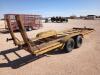 Shop Made 18Ft x 73" Backhoe Trailer - 4