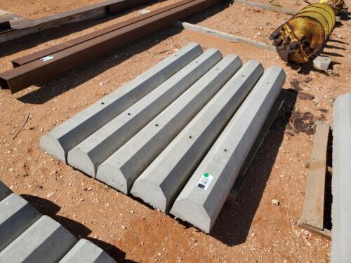 (5) Cement Parking Blocks