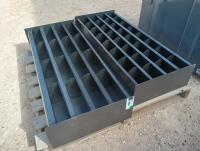 (2) Unused 4Ft Metal Bolt Bins