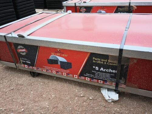 Unused Gold Mountain Dome Container Shelter 20' x 20' x 6'6"