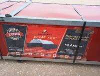 Unused Gold Mountain Dome Container Shelter 20' x 40' x 6'6''