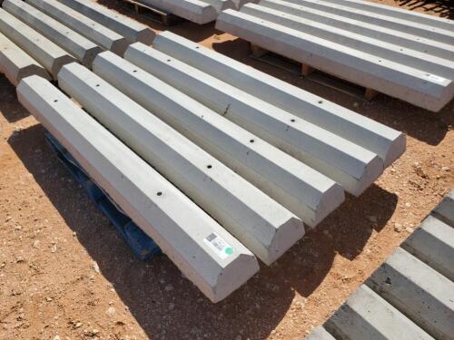 (5) Cement Parking Blocks
