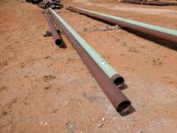 (3) 6" Steel Pipe, (1) 4" Steel Pipe
