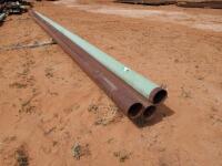 (3) 6" Steel Pipe