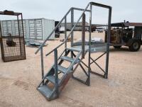Galvanized Stairs Platform