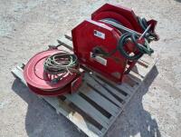 (2) Weldreel Oxygen and Acetylene Reels