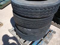 (4) Used Truck Tires