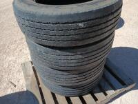 (4) Used Truck Tires 245/70 R 19.5
