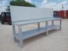 Unused 144" x 32" Work Bench w/ Wood Top