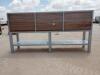 Unused 144" x 32" Work Bench w/ Wood Top - 5