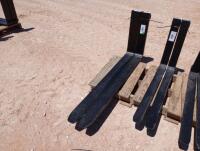 (1) Set Unused Forklift Forks