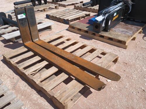 (1) Set of 53" Forklift Forks