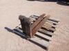 (1) Set of 47" Forklift Forks - 4