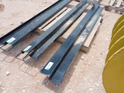 (1) Set of Unused 84" Light Duty Fork Extensions