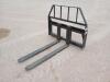 Unused Kivel Pallet Fork Skid Steer Attachment