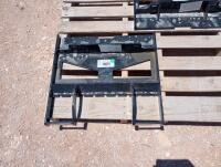 (1) Set Unused Mini Skid Steer AGROTK Pallet Fork Frame