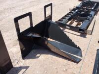 Unused Spade Bucket Skid Steer Attachment