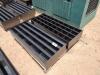 (2) 4Ft Unused Metal Bolt Bins (1) w/32 Bins (1) w/16 Bins