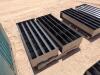 (2) 4Ft Unused Metal Bolt Bins (1) w/32 Bins (1) w/16 Bins - 2