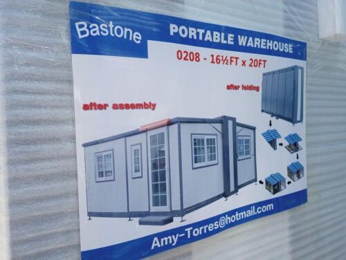 Unused Bastone Portable Warehouse 16 1/2FT x 20FT