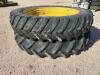 (2) John Deere Wheels/ Tires 380/90R50 - 3