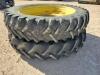 (2) John Deere Wheels/ Tires 380/90R50 - 4