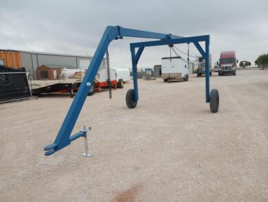 Farm Equipment Hoist Trailer