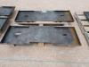 (2) Unused Skid Steer Weldable Quick Plates - 3