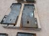 (2) Unused Skid Steer Weldable Quick Plates - 3