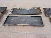 (2) Unused Skid Steer Weldable Quick Plates - 4