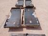 (2) Unused Skid Steer Weldable Quick Plates - 3