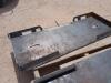 (2) Unused Skid Steer Weldable Quick Plates - 5