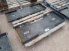 (2) Unused Skid Steer Weldable Quick Plates - 2