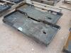 (2) Unused Skid Steer Weldable Quick Plates