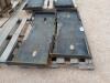 (2) Unused Skid Steer Weldable Quick Plates - 3