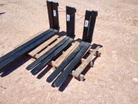 (1) Set Unused Forklift Forks