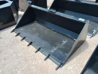 Unused 66" Skid Steer Bucket w/ Teeth