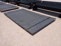 (2) Unused 1/2" Thick 60" x 107" Steel Plates