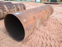 (1) 36" Diameter 11Ft 6" Long Steel Pipe