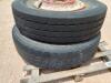 (2) Truck Wheels w/ Tires Size: 11R22.5 - 2