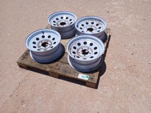 (4) Unused Trailer Wheels