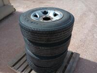 (4) Dodge Wheels w/ Tires 235/80R17