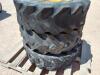 (3) Skid Steer Wheels w/Tires 10.5/80-18 - 4