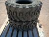 (2) Titan 10-Ply tires 14x17.5 - 2