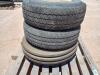 (3) Rough Terrain Forklift Wheels w/ Tires - 4