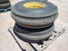 (2) John Deere Front Wheels w/ Tires Size: 11.00-16 - 3