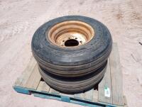 (2) Implement Tires w/ Wheels Size: 9.00-16