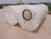 (2) 900 Gallon Upright Water Tanks